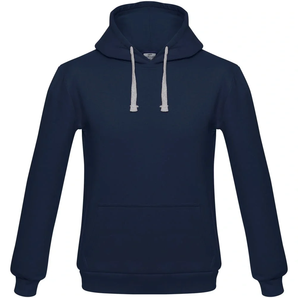 Толстовка с капюшоном Unit Kirenga Heavy, темно-синяя - фото 2