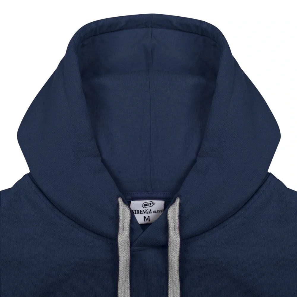 Толстовка с капюшоном Unit Kirenga Heavy, темно-синяя - фото 5