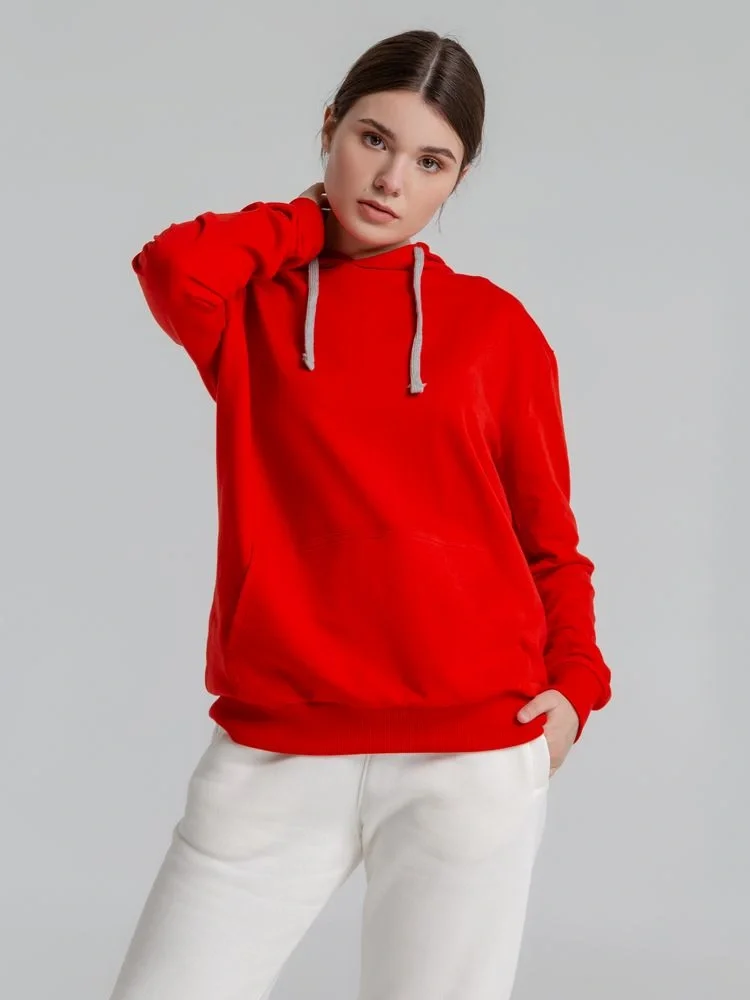 Толстовка с капюшоном Unit Kirenga, красная - фото 16