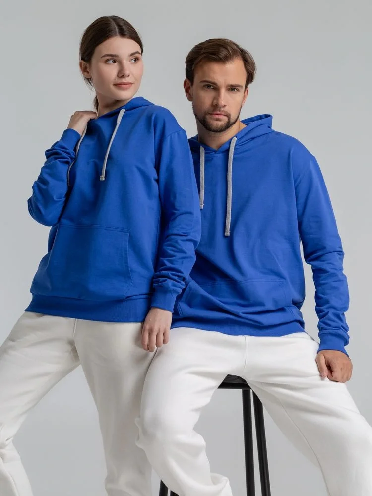 Толстовка с капюшоном Unit Kirenga, ярко-синяя - фото 19