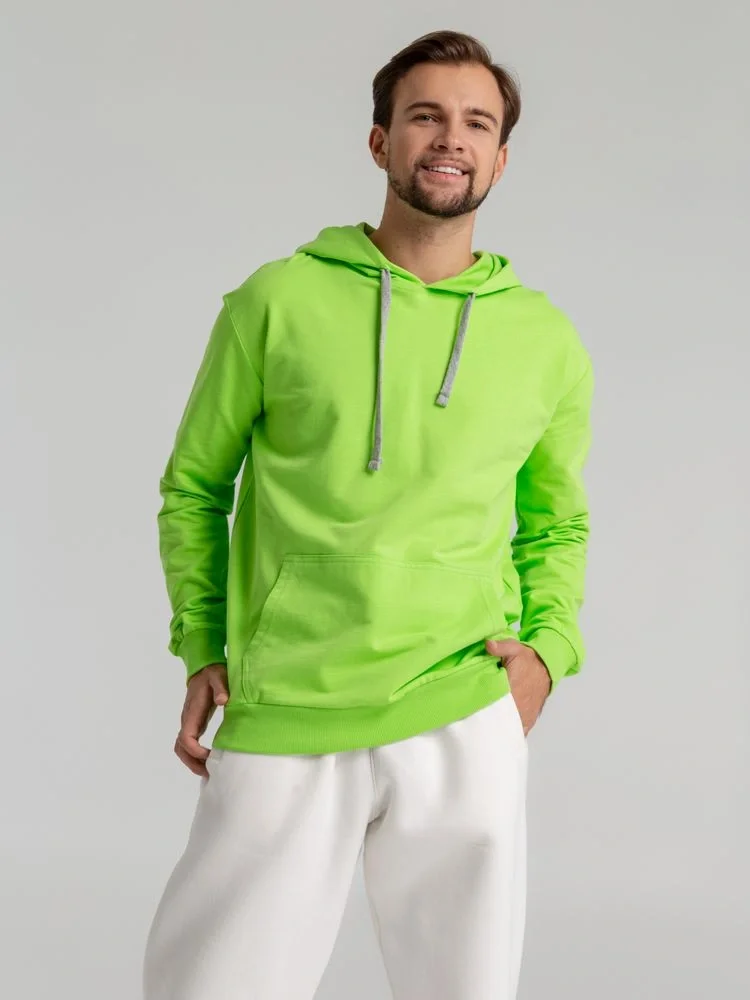 Толстовка с капюшоном Unit Kirenga, зеленое яблоко - фото 14