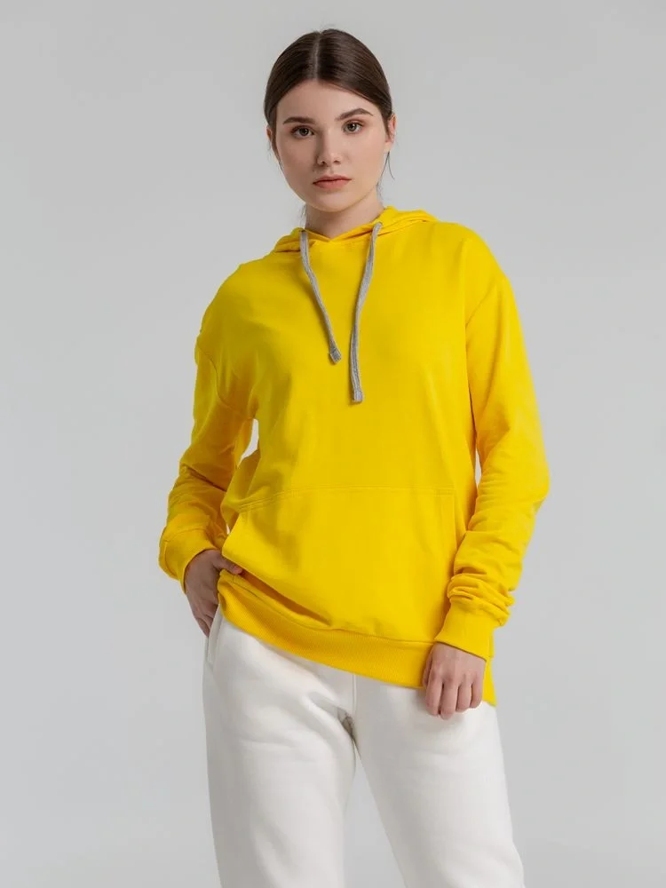 Толстовка с капюшоном Unit Kirenga, желтая - фото 16