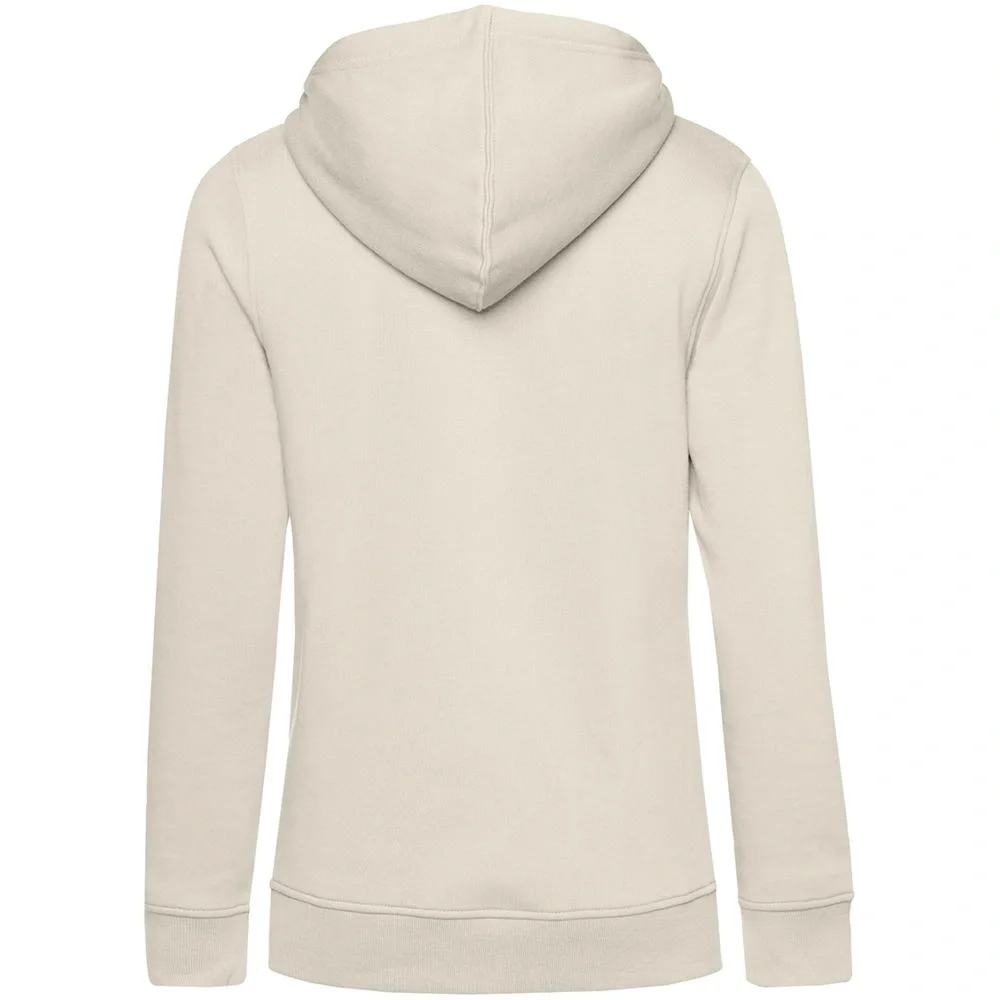 Толстовка с капюшоном женская BNC Inspire (Organic), молочно-белая - фото 3