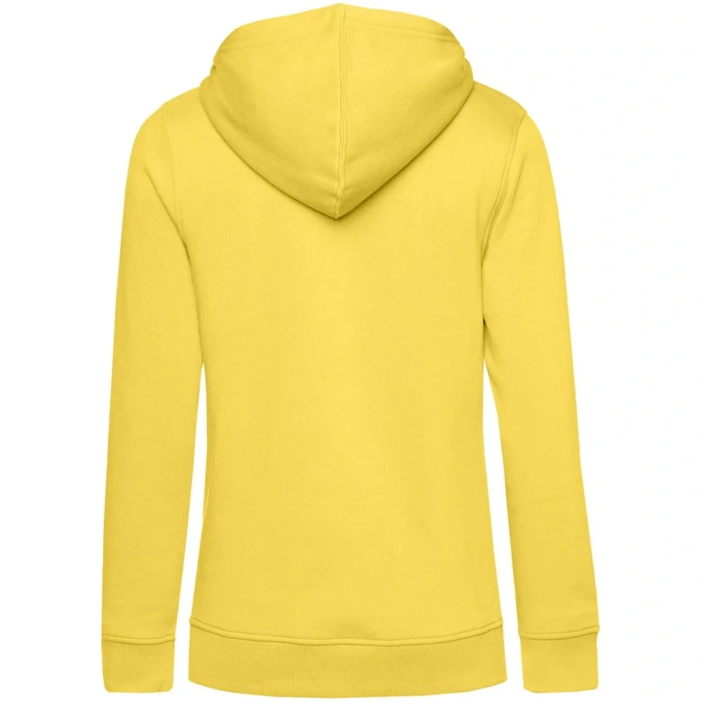 Толстовка с капюшоном женская BNC Inspire (Organic), желтая - фото 3