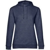 Толстовка с капюшоном женская Hoodie, синий меланж - фото 1