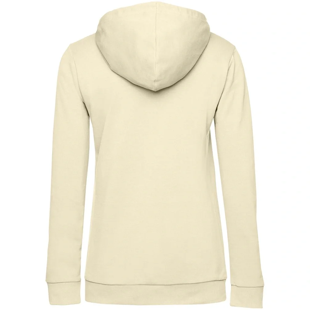 Толстовка с капюшоном женская Hoodie, светло-желтая - фото 3