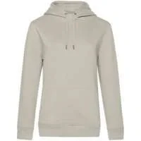 Толстовка с капюшоном женская Queen, дымчато-серая - фото 1