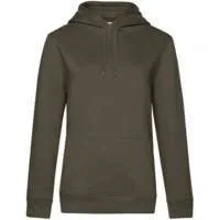 Толстовка с капюшоном женская Queen, хаки - фото 1