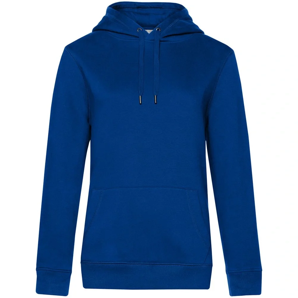 Толстовка с капюшоном женская Queen, ярко-синяя - фото 2