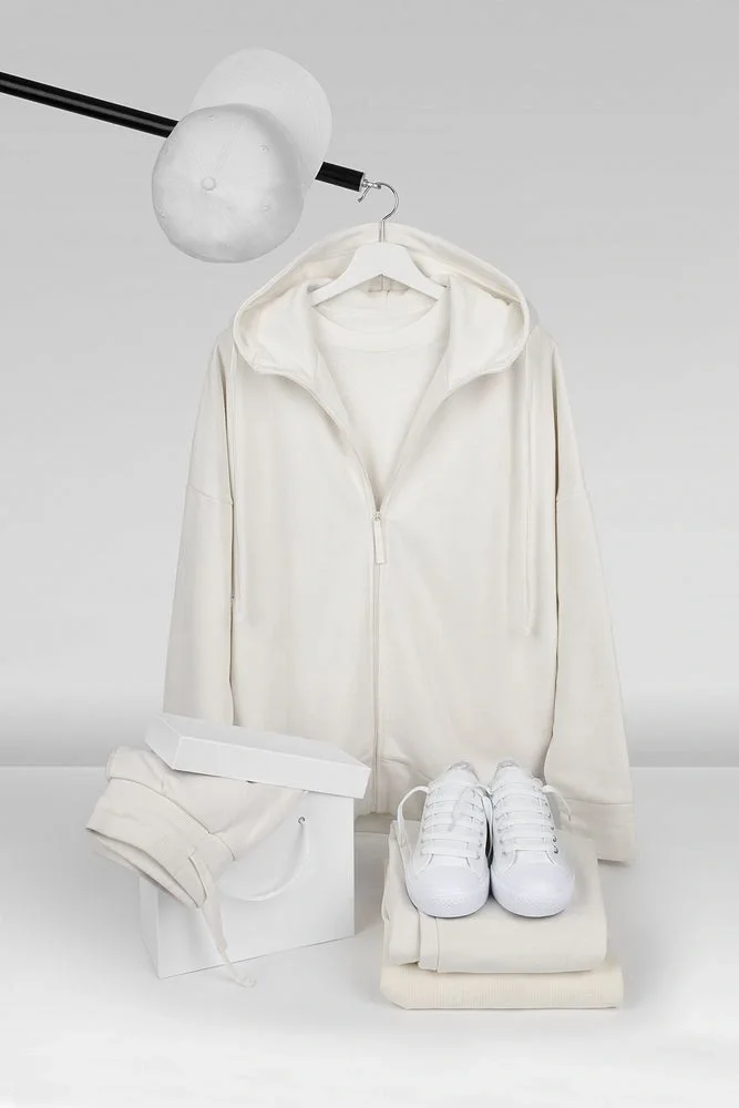 Толстовка унисекс H3, молочно-белая - фото 12