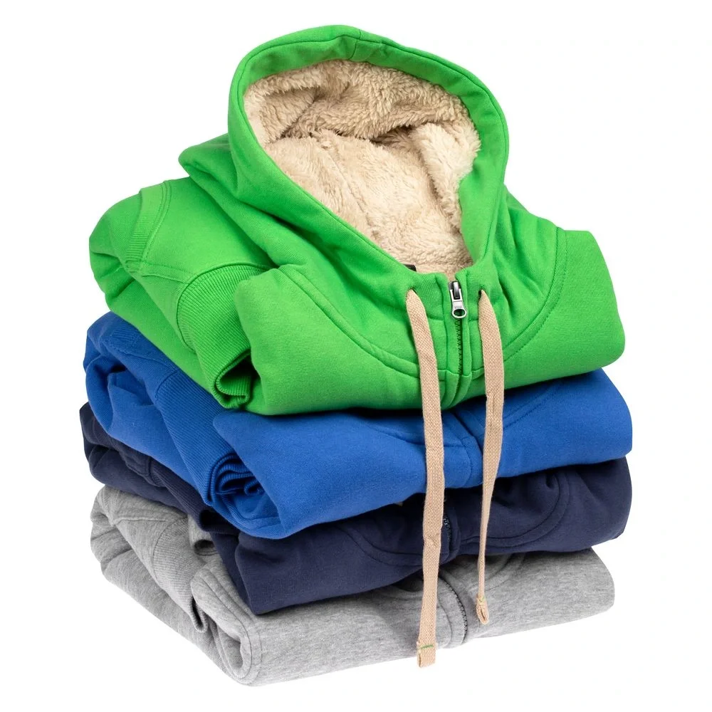 Толстовка унисекс на молнии Sherpa 280, серый меланж - фото 21