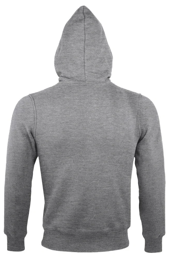 Толстовка унисекс на молнии Sherpa 280, серый меланж - фото 3