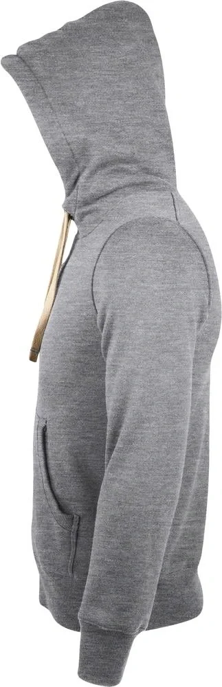 Толстовка унисекс на молнии Sherpa 280, серый меланж - фото 4