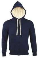 Толстовка унисекс на молнии Sherpa 280, темно-синяя - фото 1