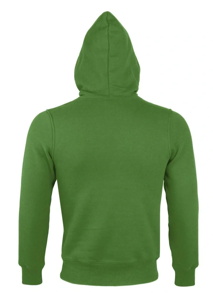 Толстовка унисекс на молнии Sherpa 280, ярко-зеленая - фото 3