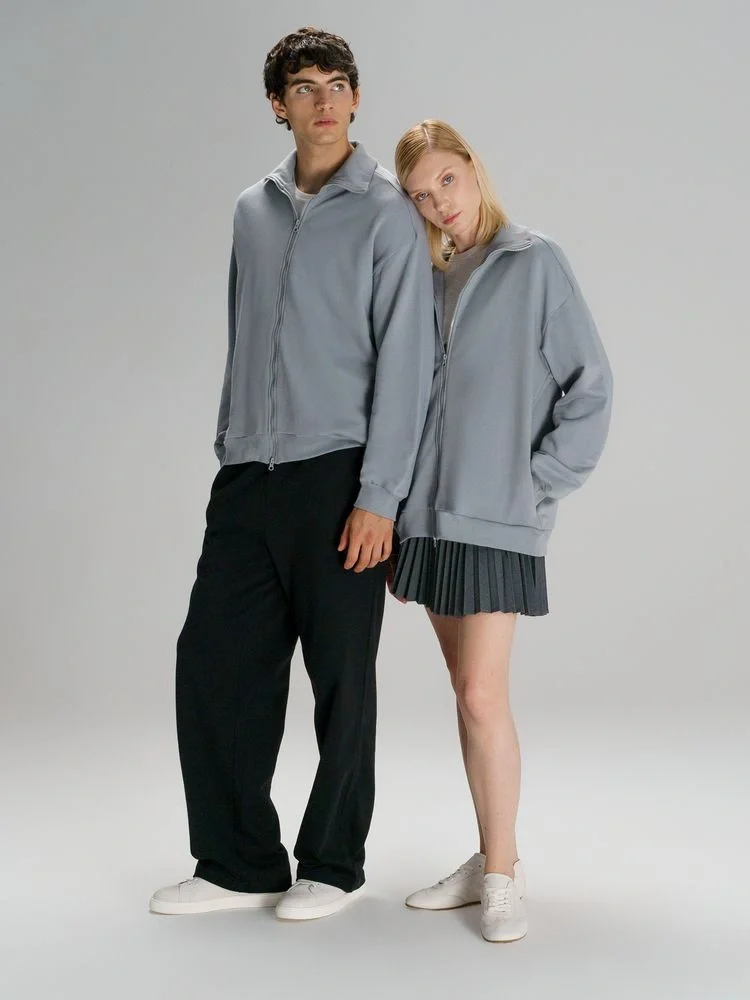 Толстовка унисекс Neofit, светло-серая - фото 12