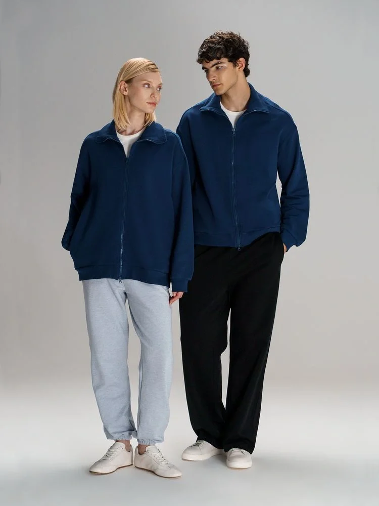 Толстовка унисекс Neofit, темно-синяя - фото 11