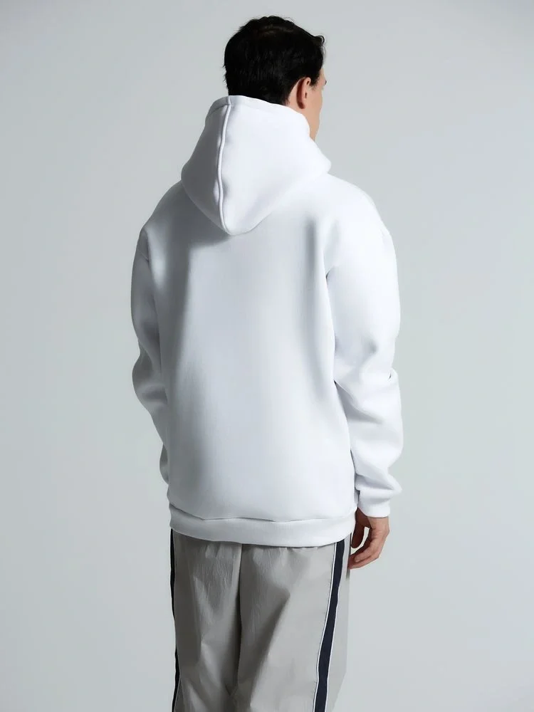 Толстовка унисекс оверсайз Zippy, белая - фото 11