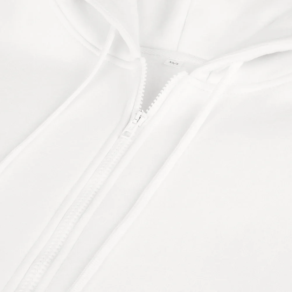 Толстовка унисекс оверсайз Zippy, белая - фото 3