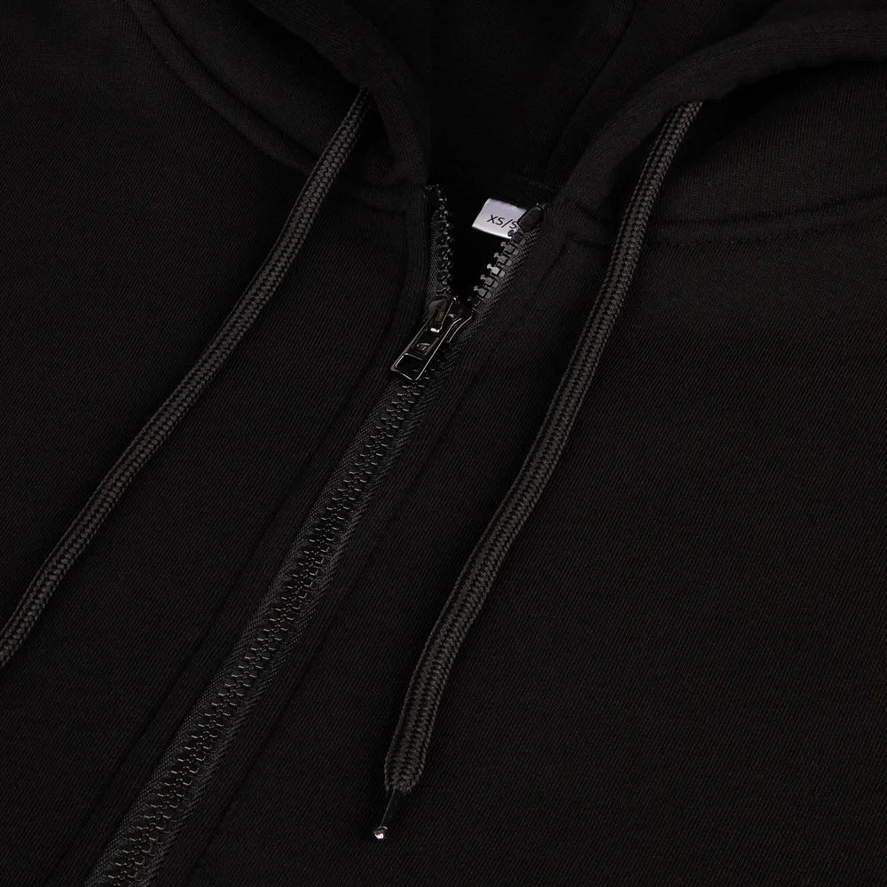 Толстовка унисекс оверсайз Zippy, черная - фото 3