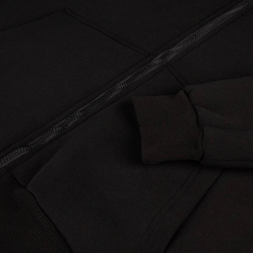 Толстовка унисекс оверсайз Zippy, черная - фото 4