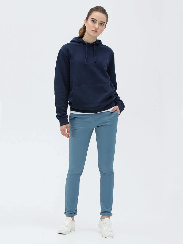 Толстовка унисекс Spencer, темно-синяя - фото 9