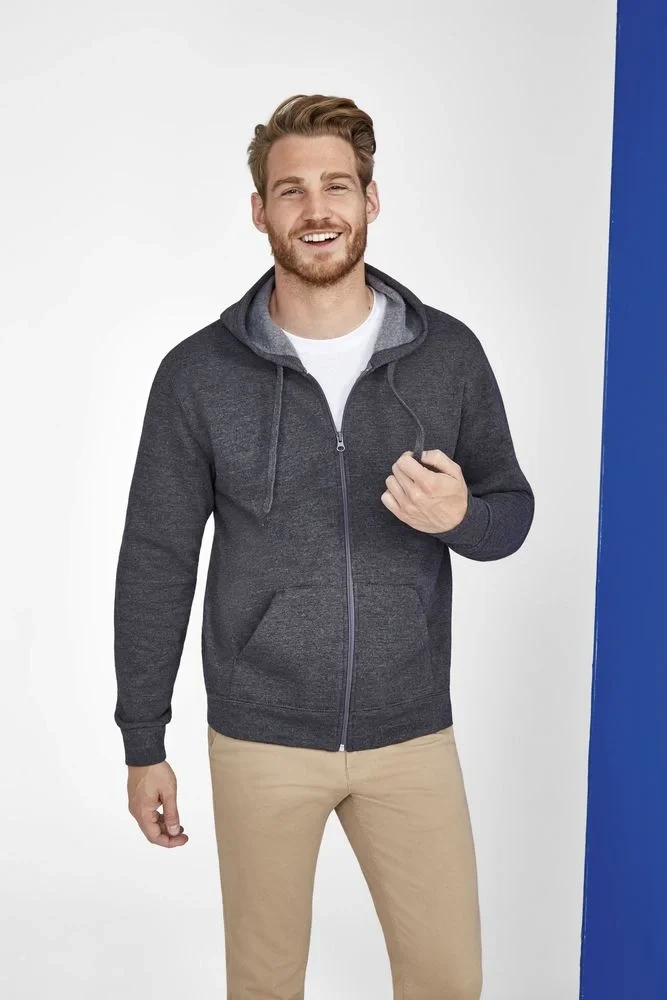 Толстовка унисекс Stone, темно-синяя - фото 5