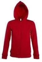 Толстовка женская на молнии с капюшоном Seven Women, красная - фото 1