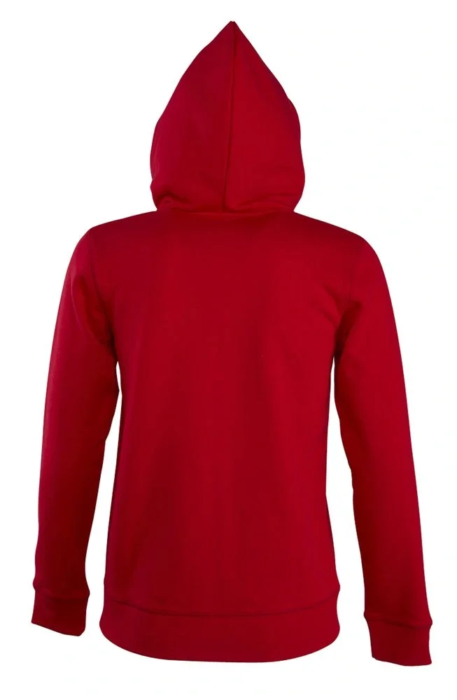 Толстовка женская на молнии с капюшоном Seven Women, красная - фото 4