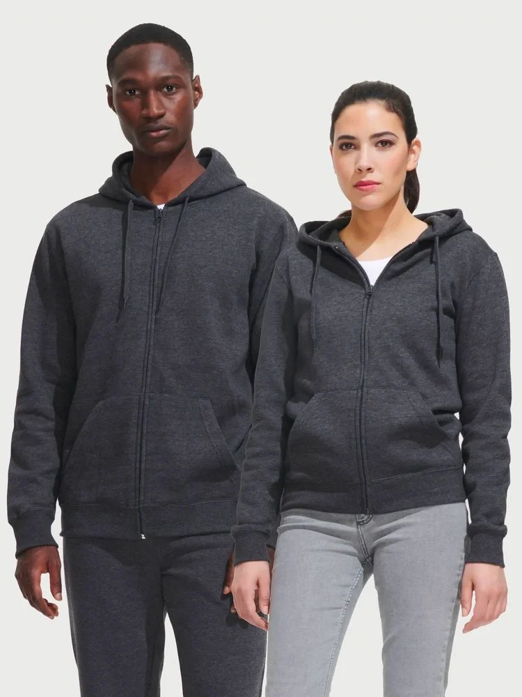 Толстовка женская на молнии с капюшоном Seven Women, темно-синяя - фото 8