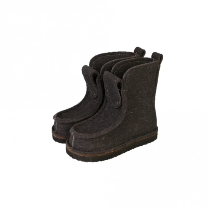 Валенки шитые "Валеши 2/4 3331" с подошвой ЭВА, графит