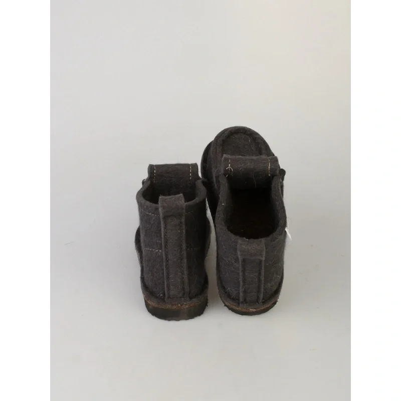 Валенки шитые "Валеши укороченные 4331" с подошвой ЭВА, графит. - фото 3