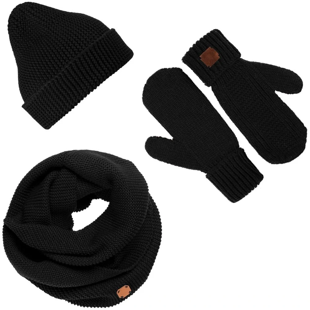 Варежки Brugge, черные - фото 8