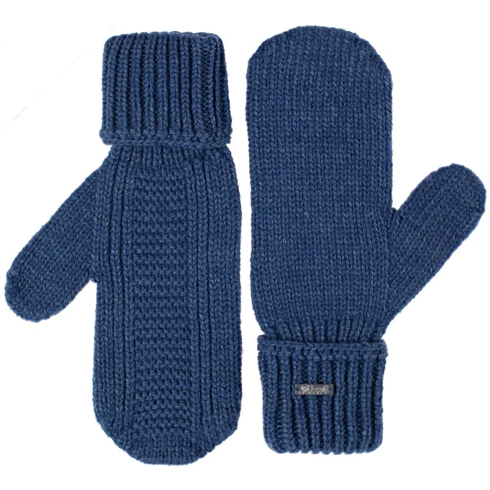 Варежки Brugge, синий меланж - фото 4