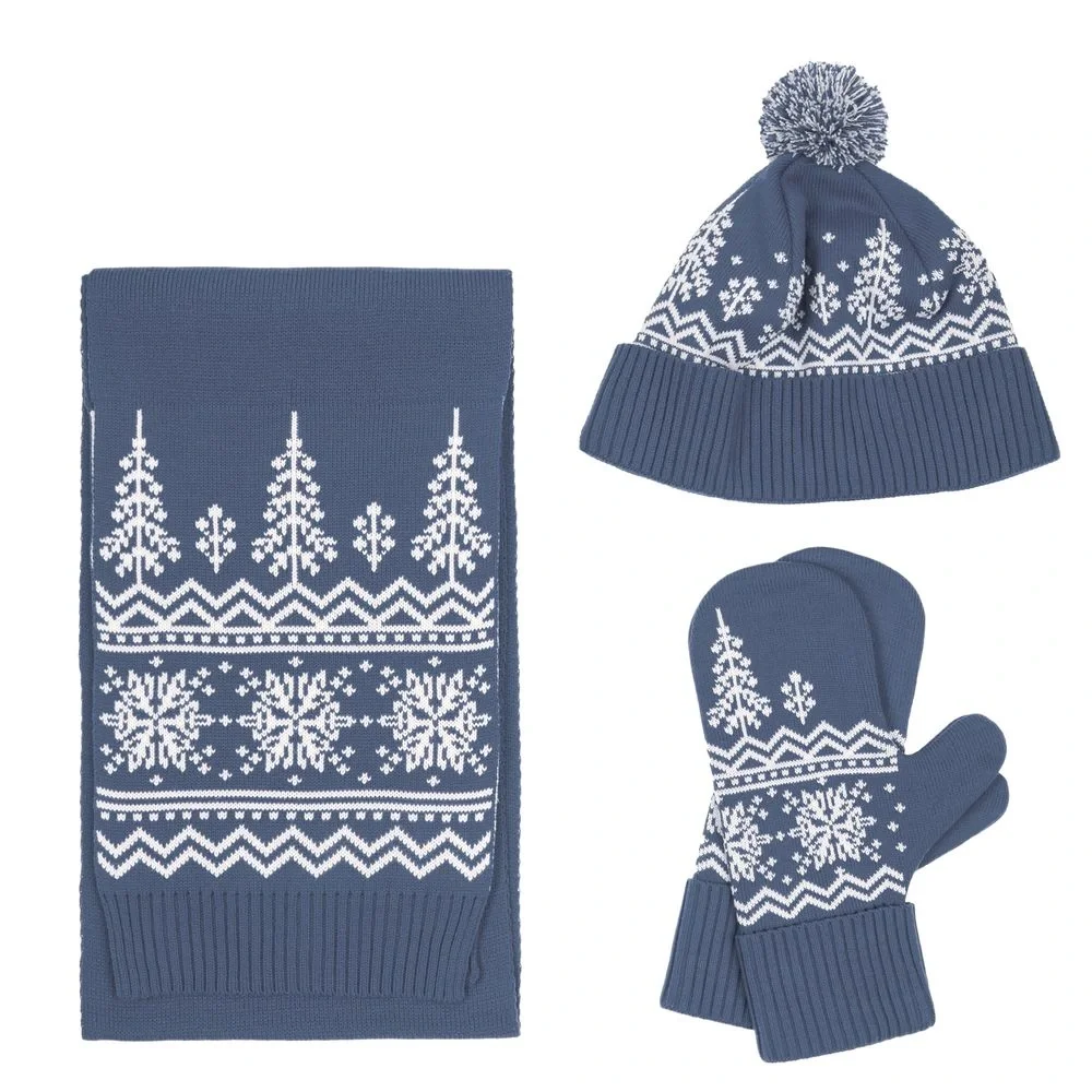 Варежки Elnik, серые с молочно-белым - фото 3