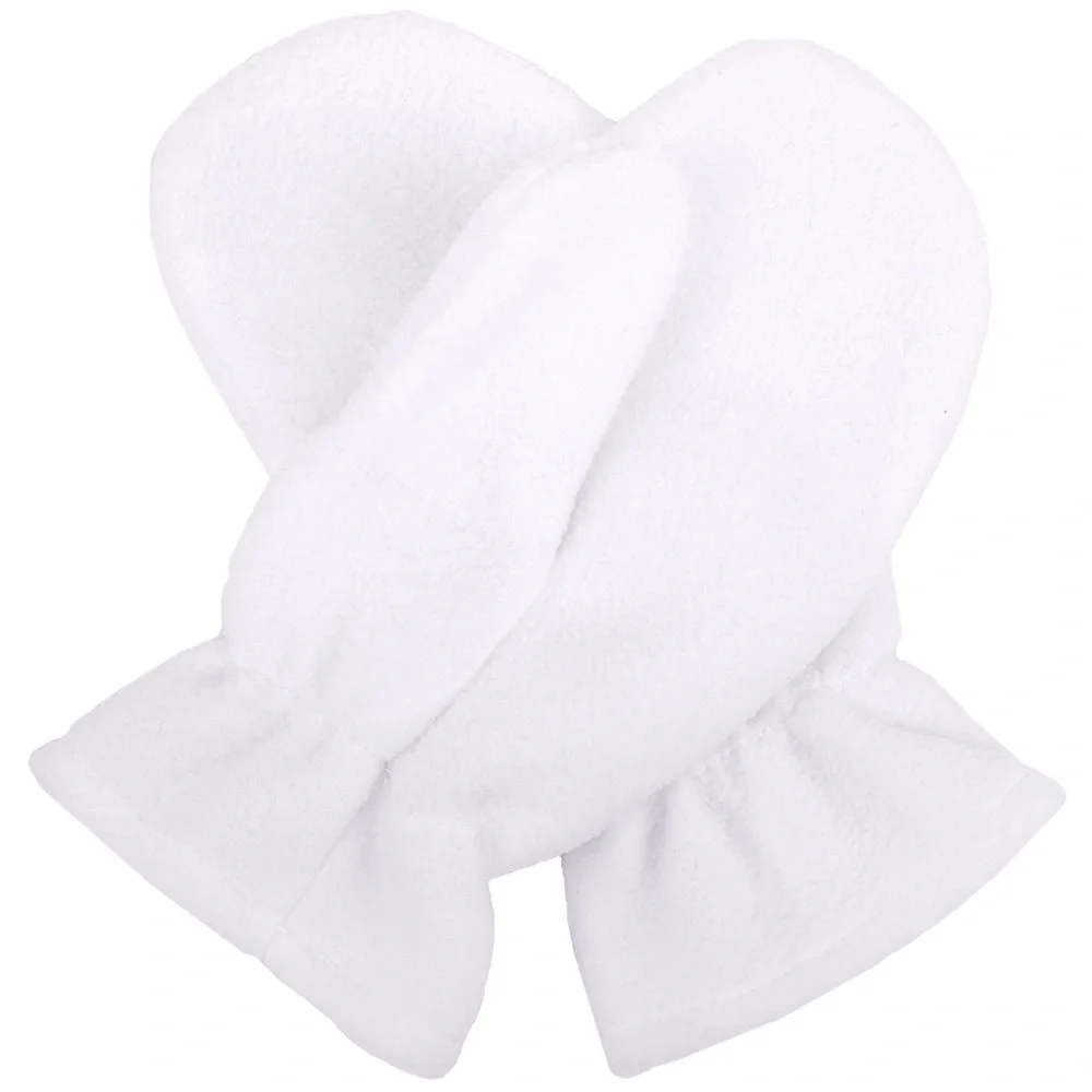 Варежки Fleecy, белые - фото 1