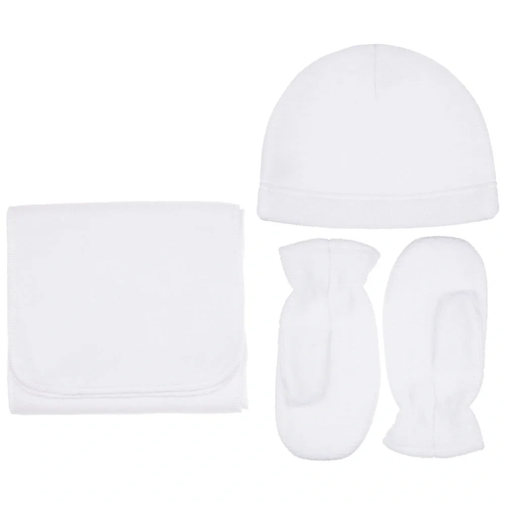 Варежки Fleecy, белые - фото 4