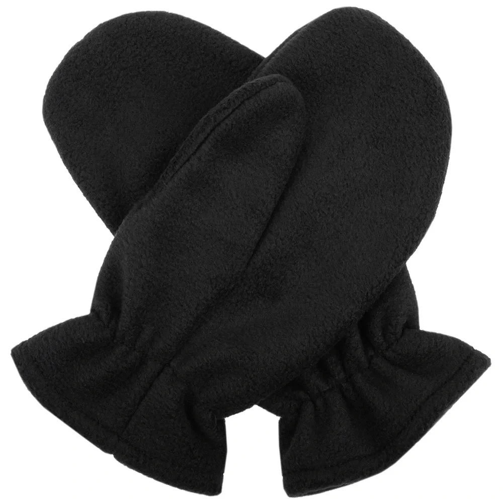 Варежки Fleecy, черные - фото 1