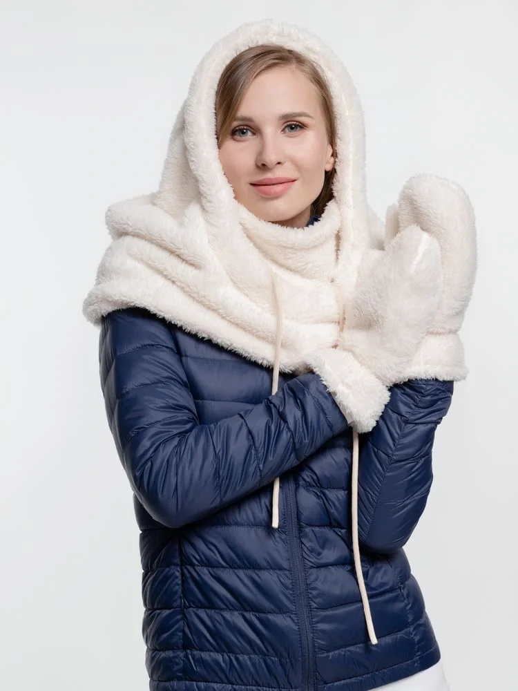 Варежки Flocky, молочно-белые - фото 6