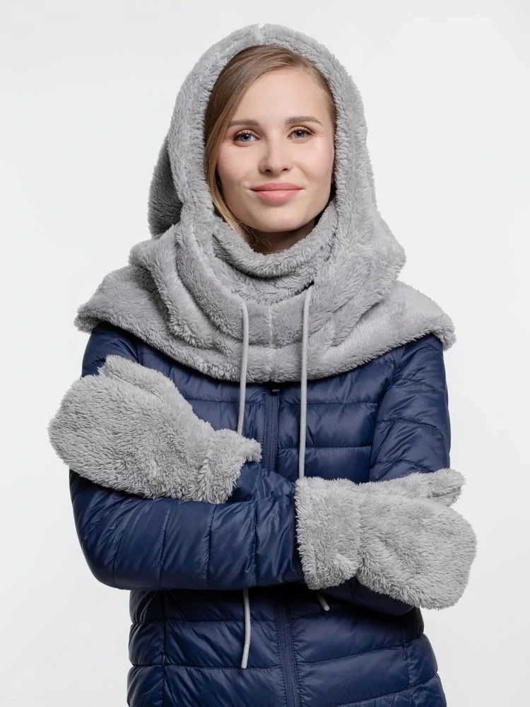 Варежки Flocky, серые - фото 4