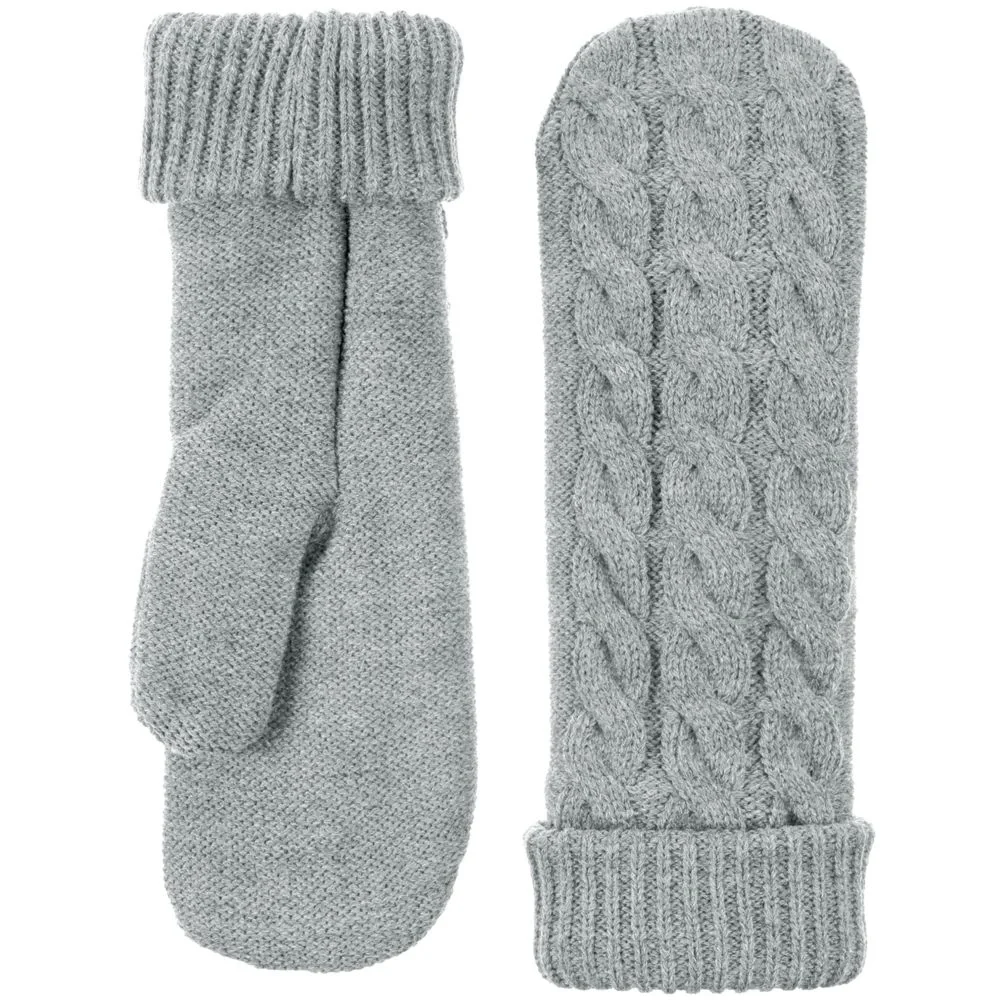 Варежки Heat Trick, серебристо-серый меланж - фото 2