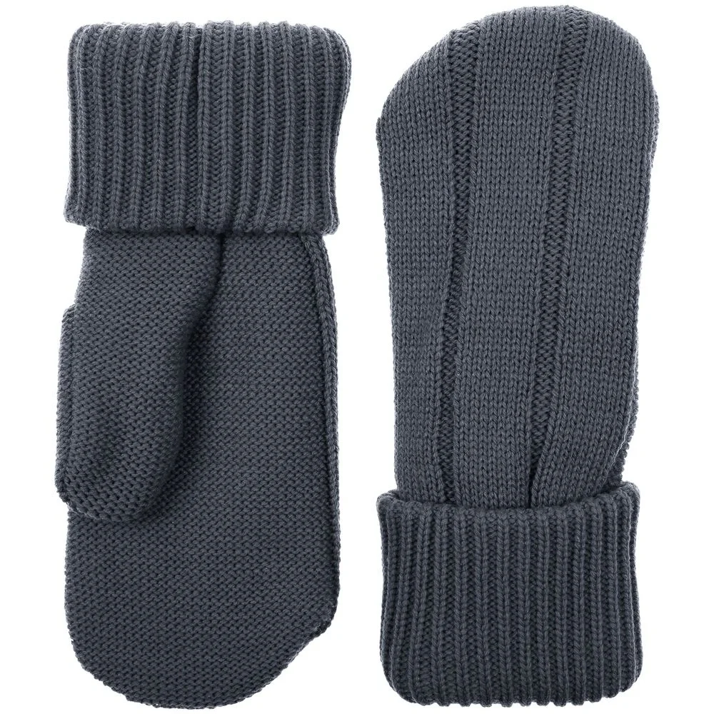 Варежки Knit Beat, серые (графит) - фото 1