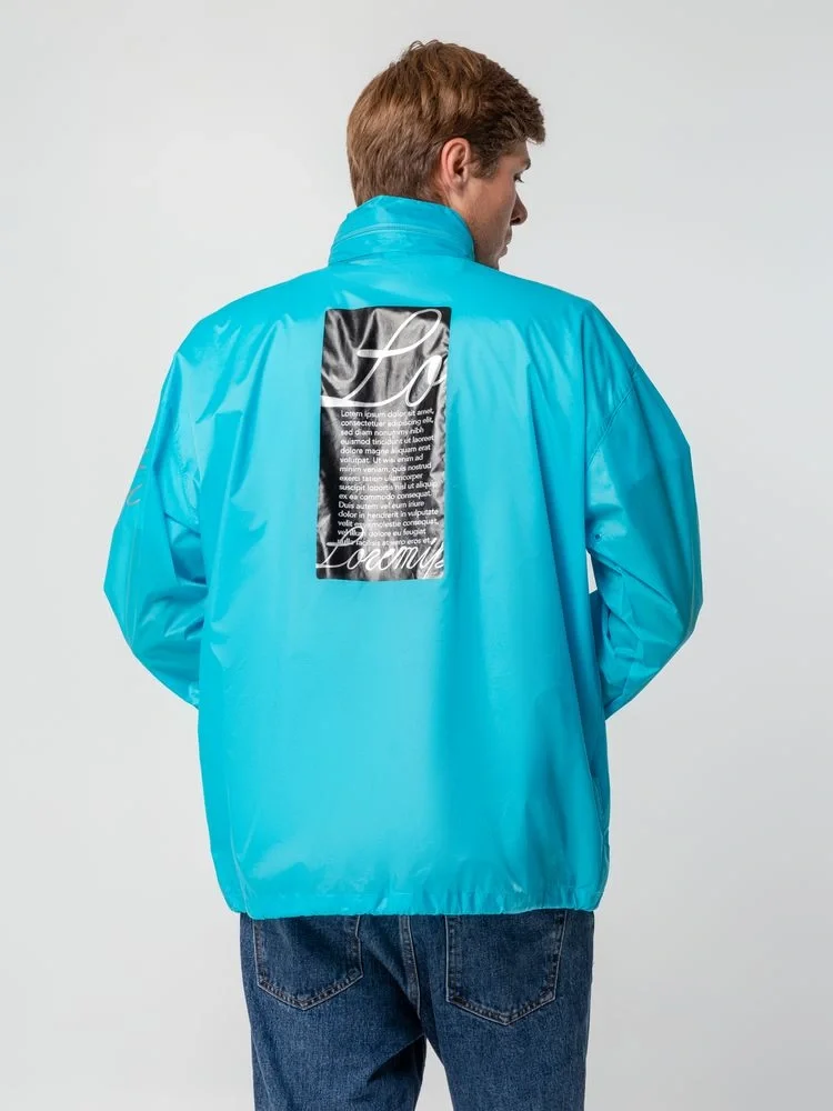 Ветровка из нейлона Surf 210, бирюзовая - фото 15