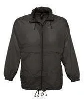 Ветровка из нейлона Surf 210, черная - фото 1