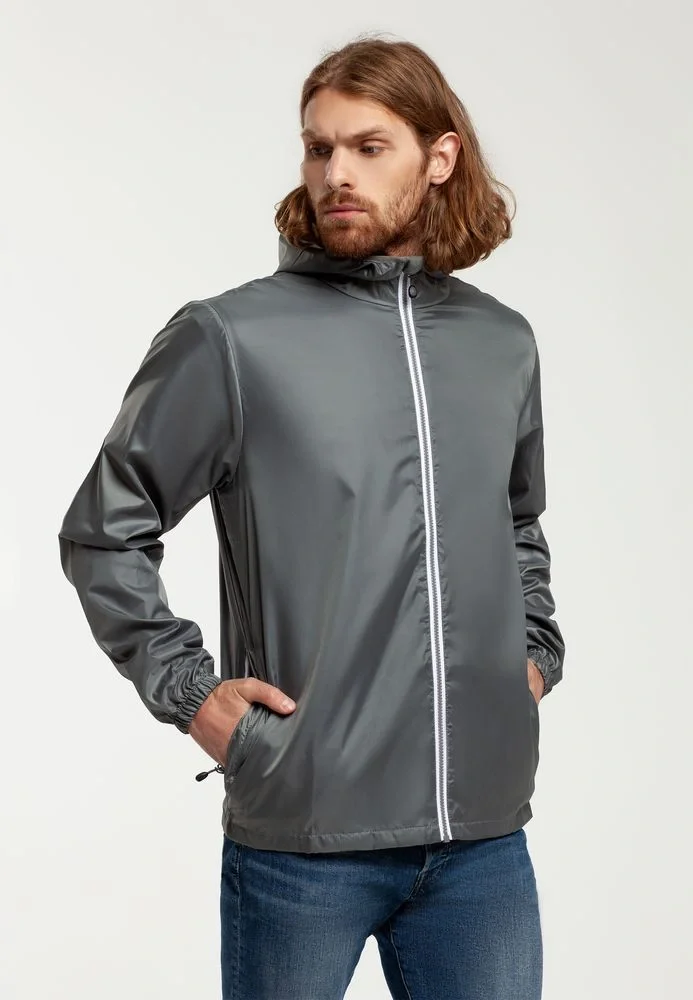 Ветровка мужская Fastplant серая - фото 9