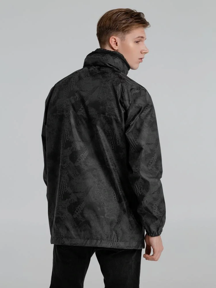 Ветровка светоотражающая Finvind, темно-серая - фото 14