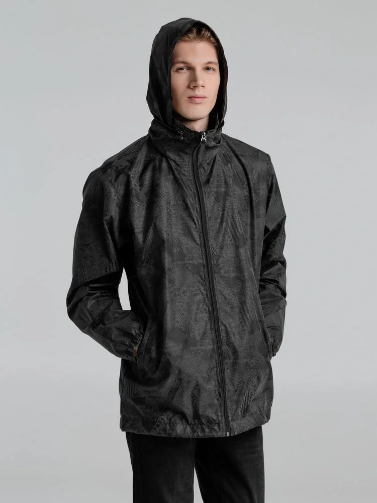 Ветровка светоотражающая Finvind, темно-серая - фото 15