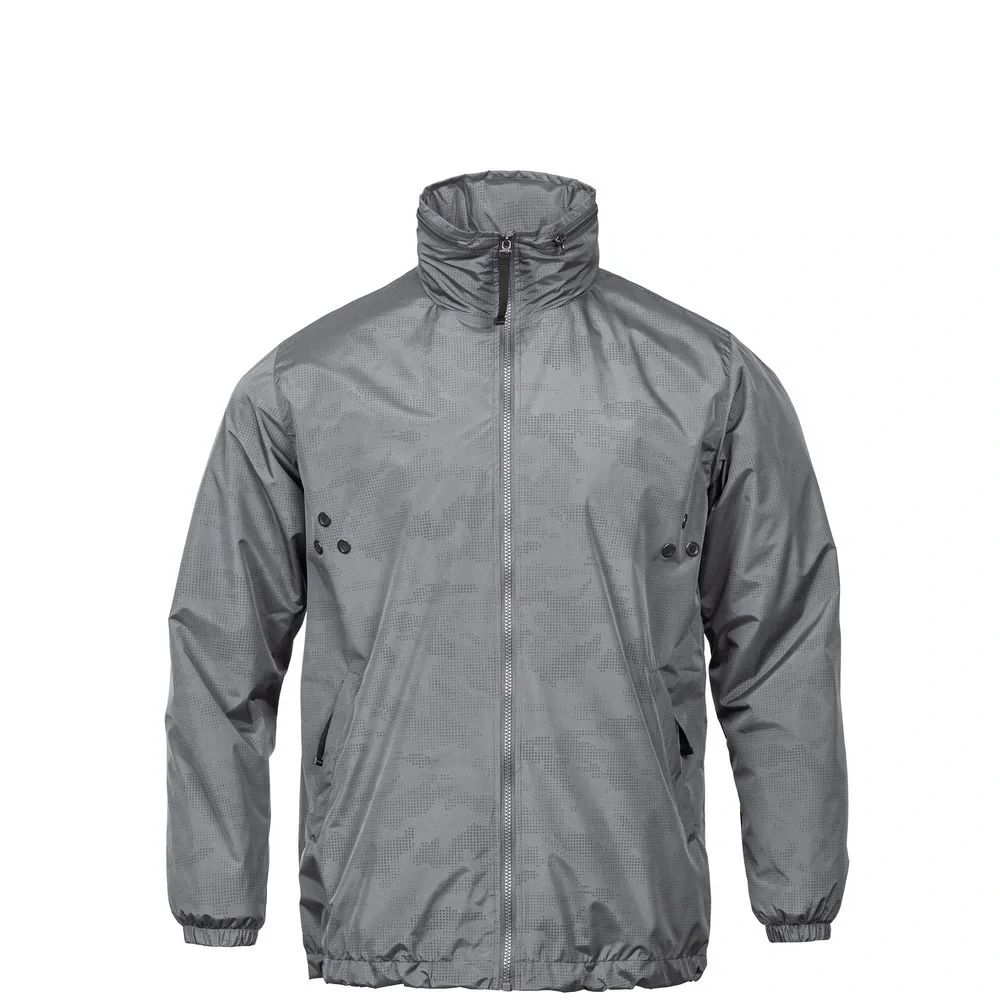 Ветровка светоотражающая Lattvind, серая - фото 2