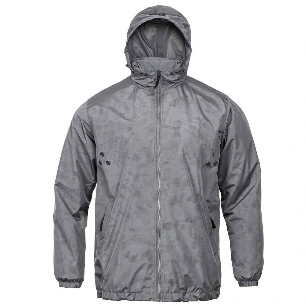 Ветровка светоотражающая Lattvind, серая - фото 5