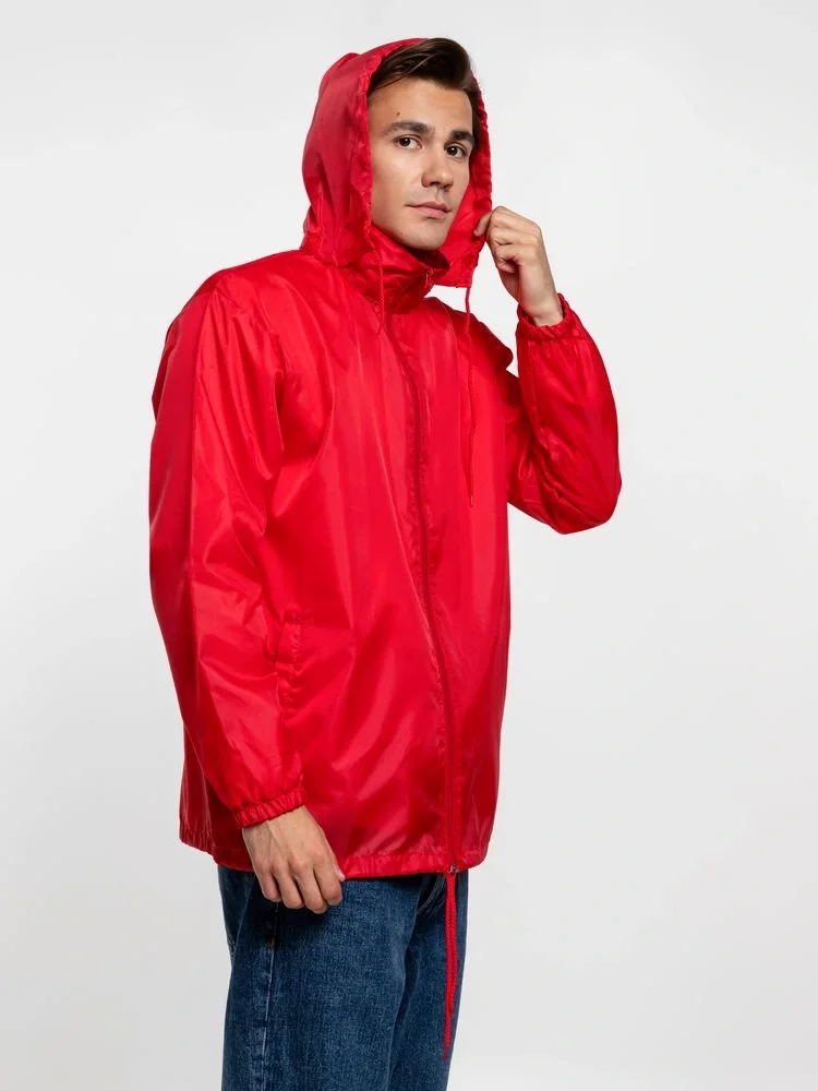 Ветровка унисекс Shift, красная - фото 14